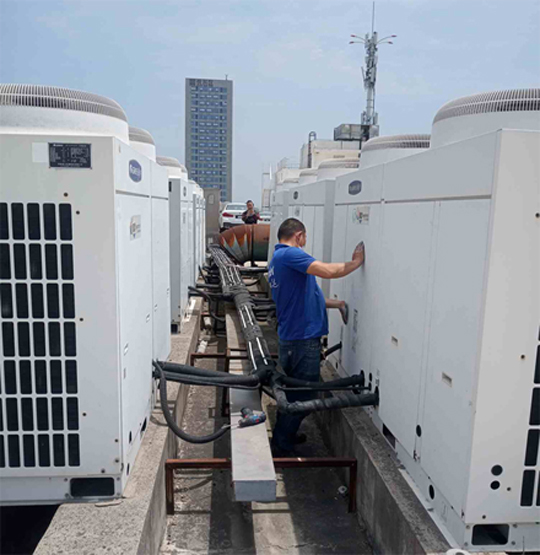 咸阳市中央空调制热和不制冷系统维修方法